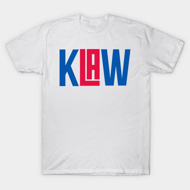 Kawhi Leonard 'KLAW' - NBA Los Angeles Clippers T-Shirt by xavierjfong